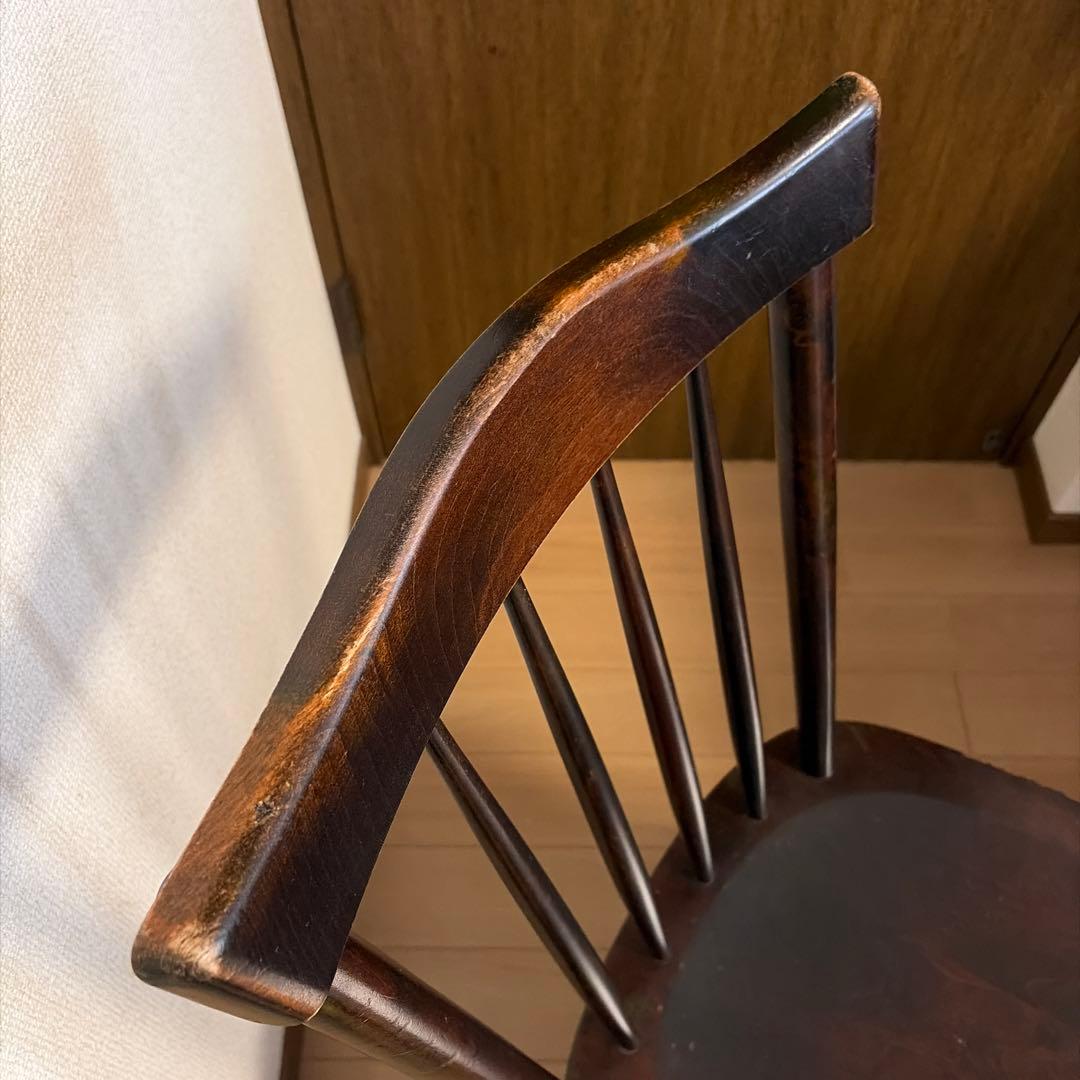 北海道民芸家具 ウィンザーチェア カバ/樺 無垢材 ダイニングチェア