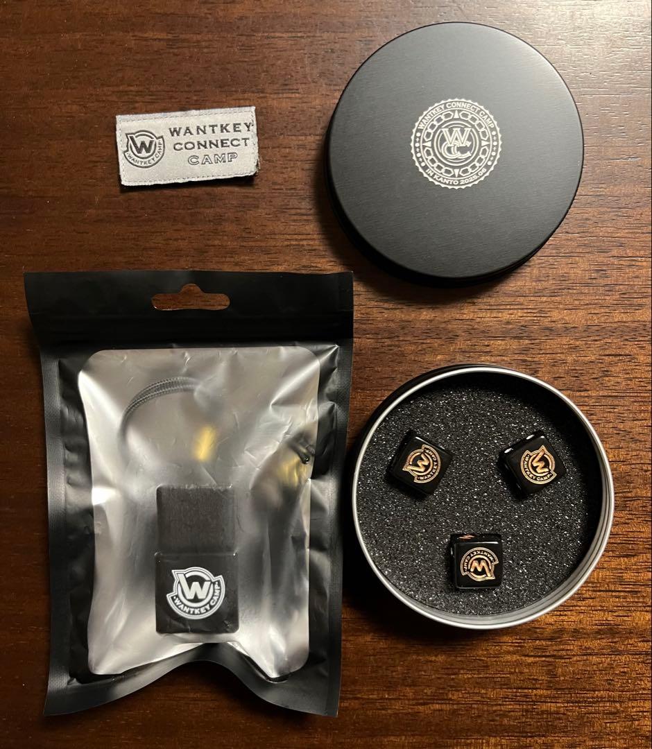 WANTKEY CAMP サイコロ ベルクロワッペン　アロマボトル SET