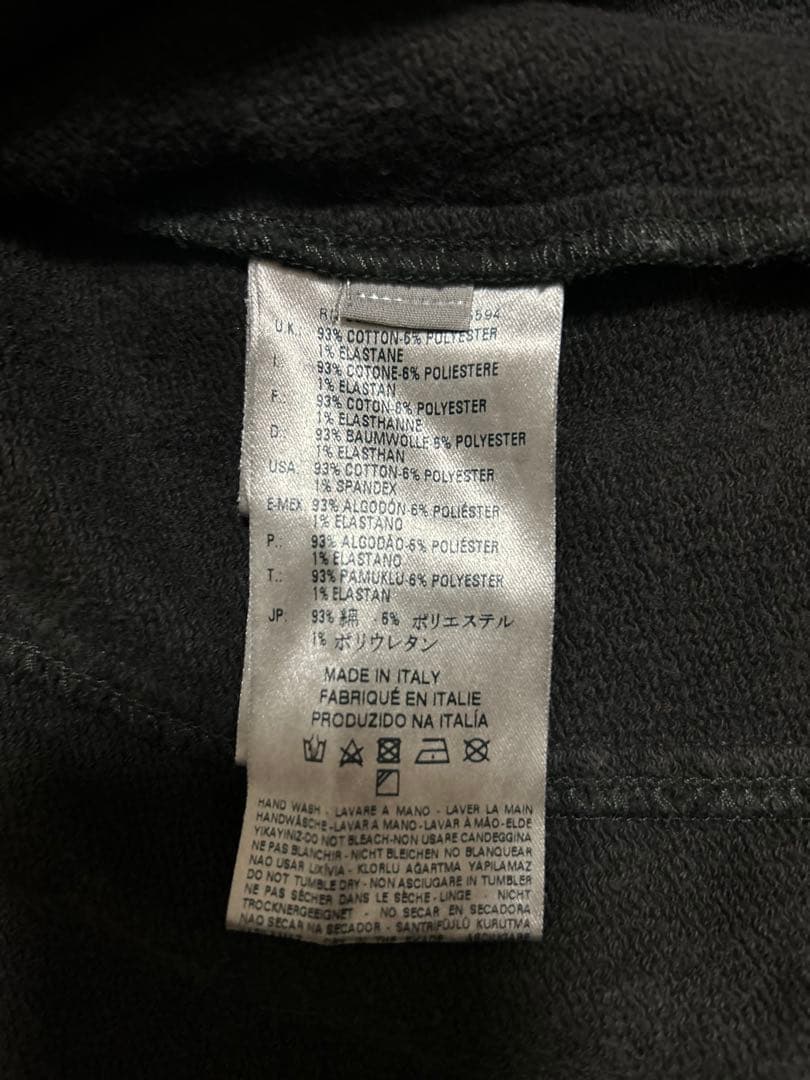 DIESEL ブラック ダブルライダースジャケット