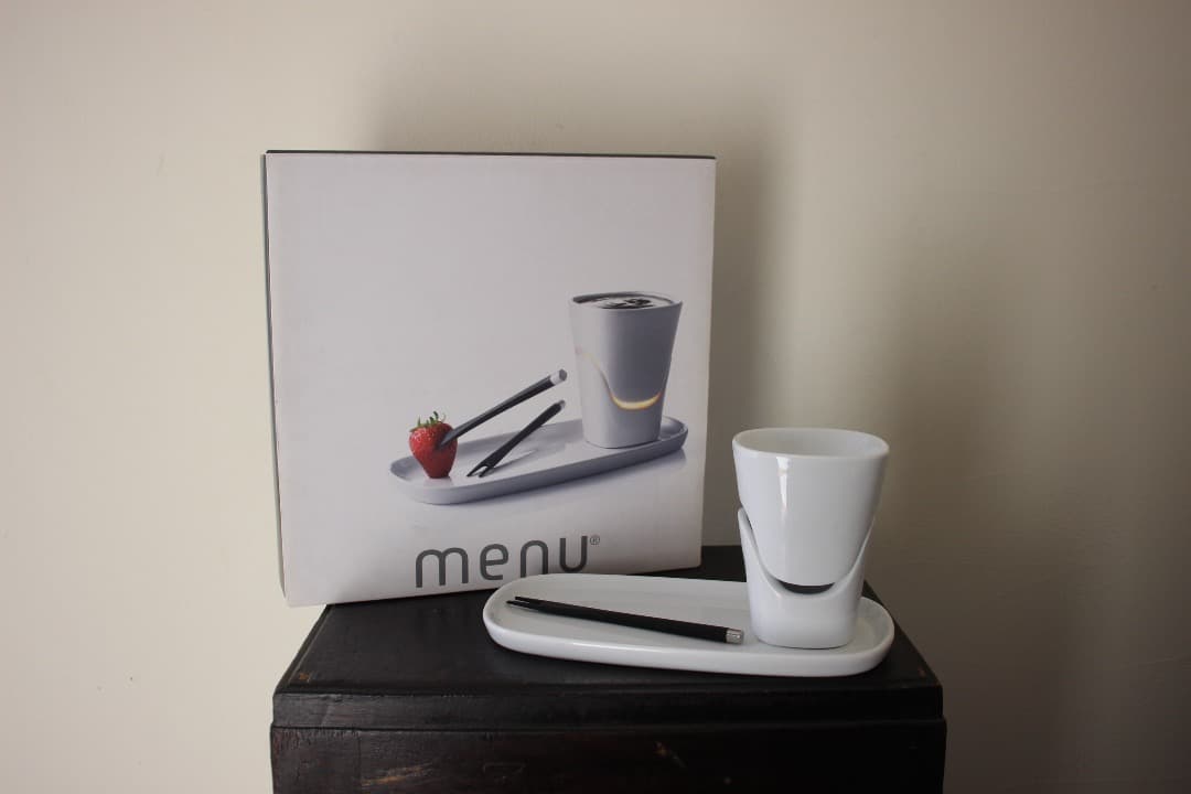 未使用・箱入　MENU　メニュー　チョコレートフォンデュ　バーニャカウダ　北欧