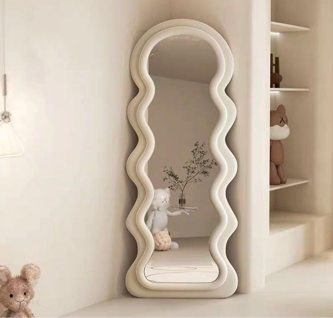 おしゃれ鏡　160x60   白色