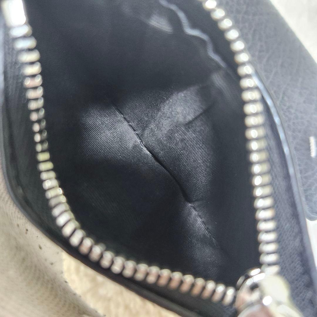 ✨極美品　正規品✨マルジェラ　三つ折り　カレンダー　4ステッチ　ブラック　レザー