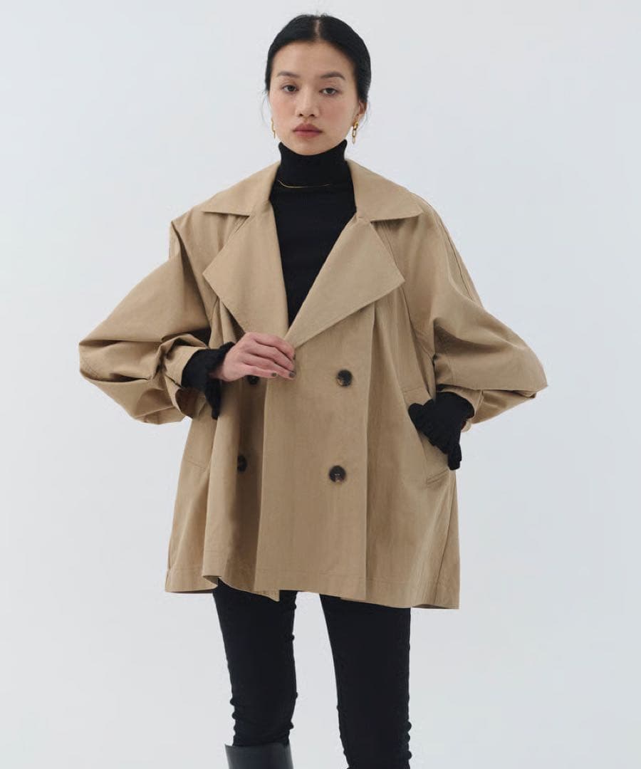 【お値下げ】CLORE+ クロレ クロスオーバートレンチ 新品未使用