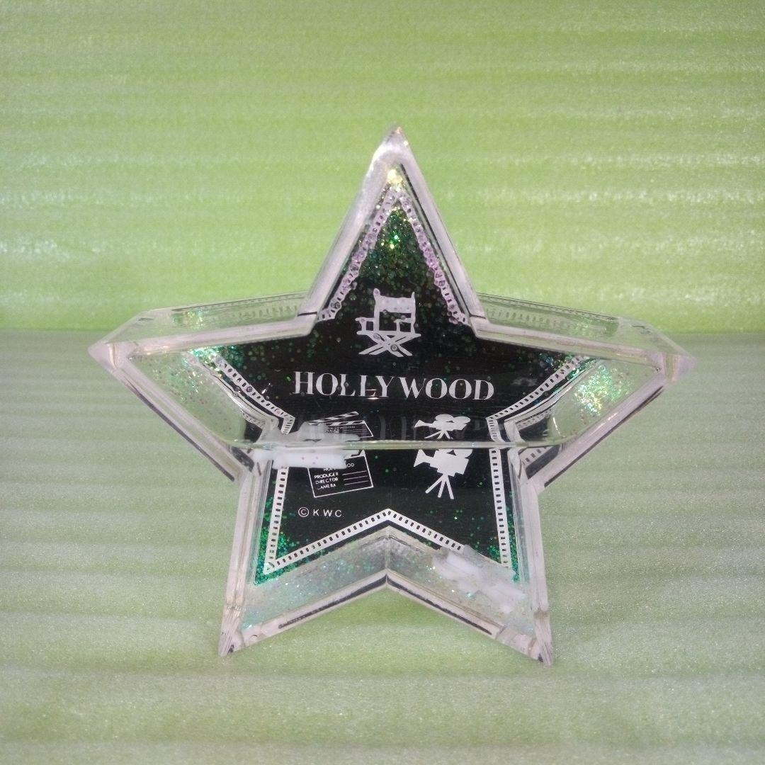 SOUVENIR PAPER WEIGHT　HOLLY WOOD　星形　星型