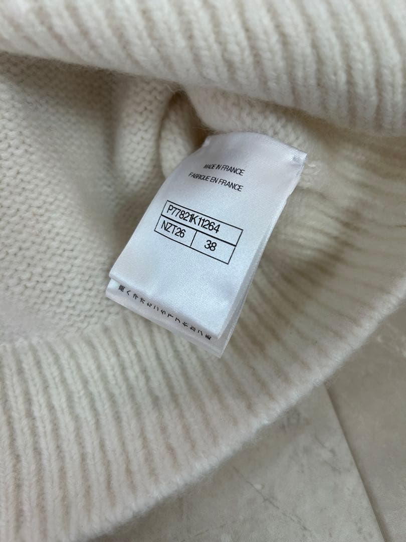 CHANEL シャネル　ニット　24N 　ココネージュ　トップス　カシミア　38