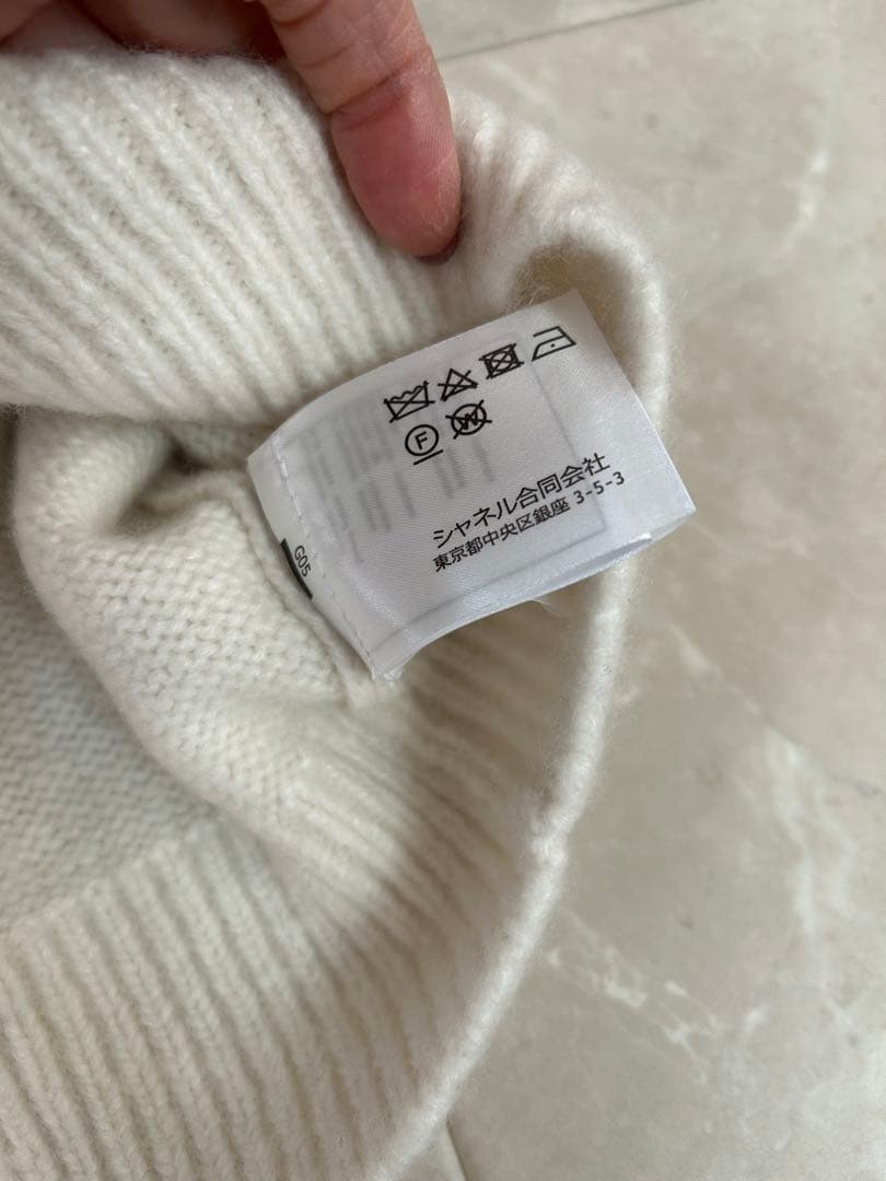 CHANEL シャネル　ニット　24N 　ココネージュ　トップス　カシミア　38