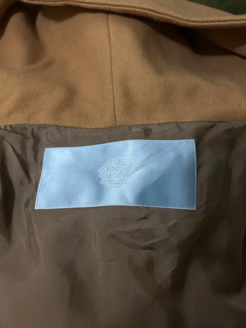 Dulcamara メルトンダッフルロングコート0 テラコッタ