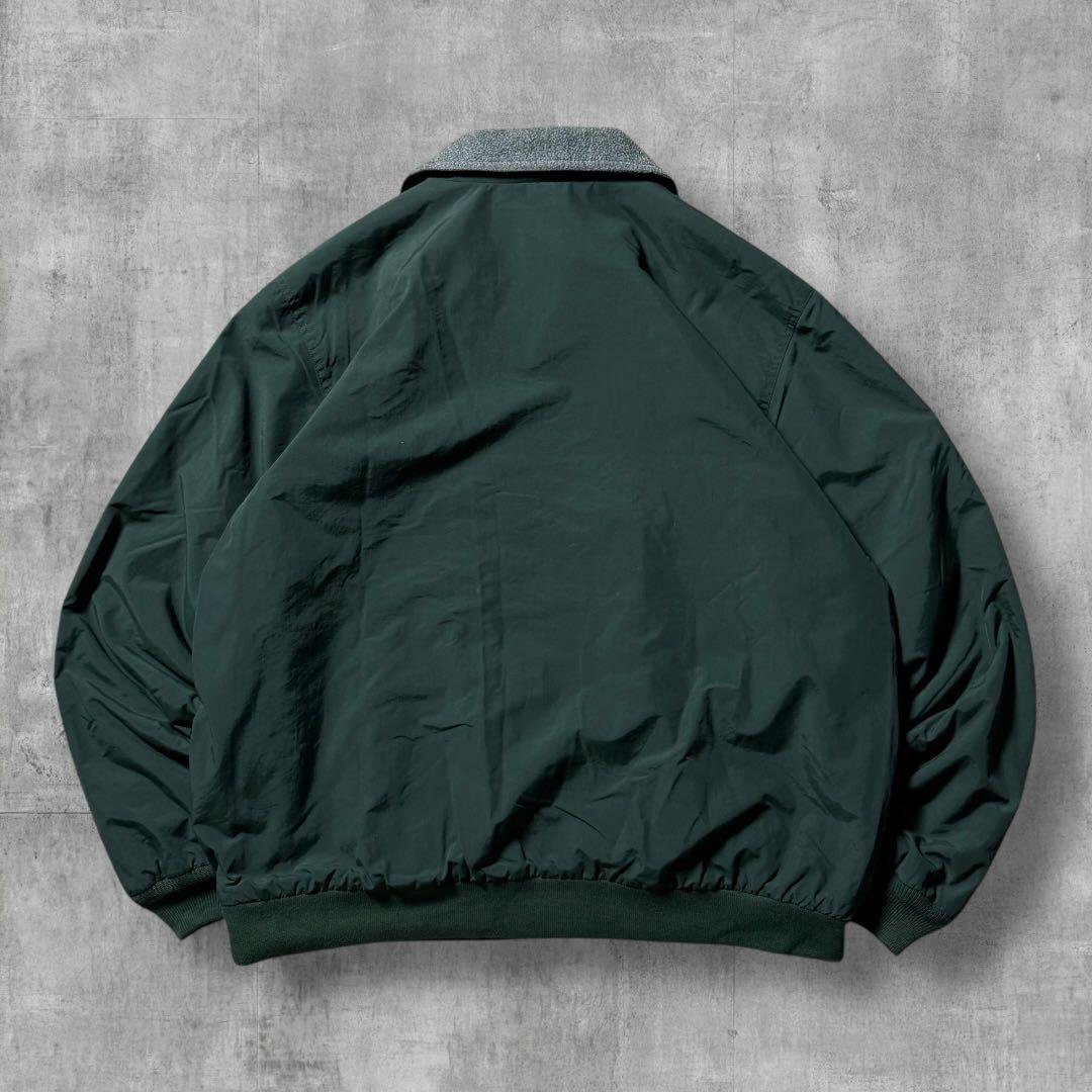 2429 古着00sエルエルビーンウォームアップジャケット刺繍ロゴ短丈ゴープコア