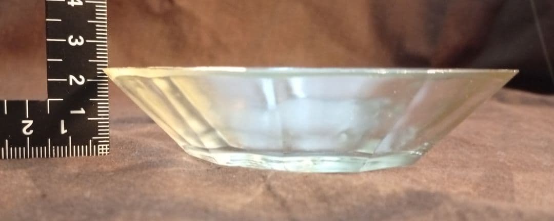 【希少・明治浪漫】気泡が美しい明治ガラスの小皿｜5枚セット