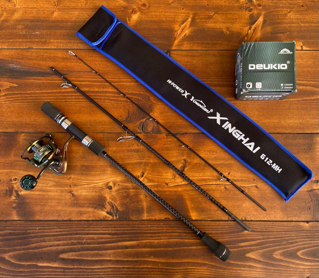 釣り竿セット　ジギングロッド　3Pパックロッド　スロージギング　スピニングロッド