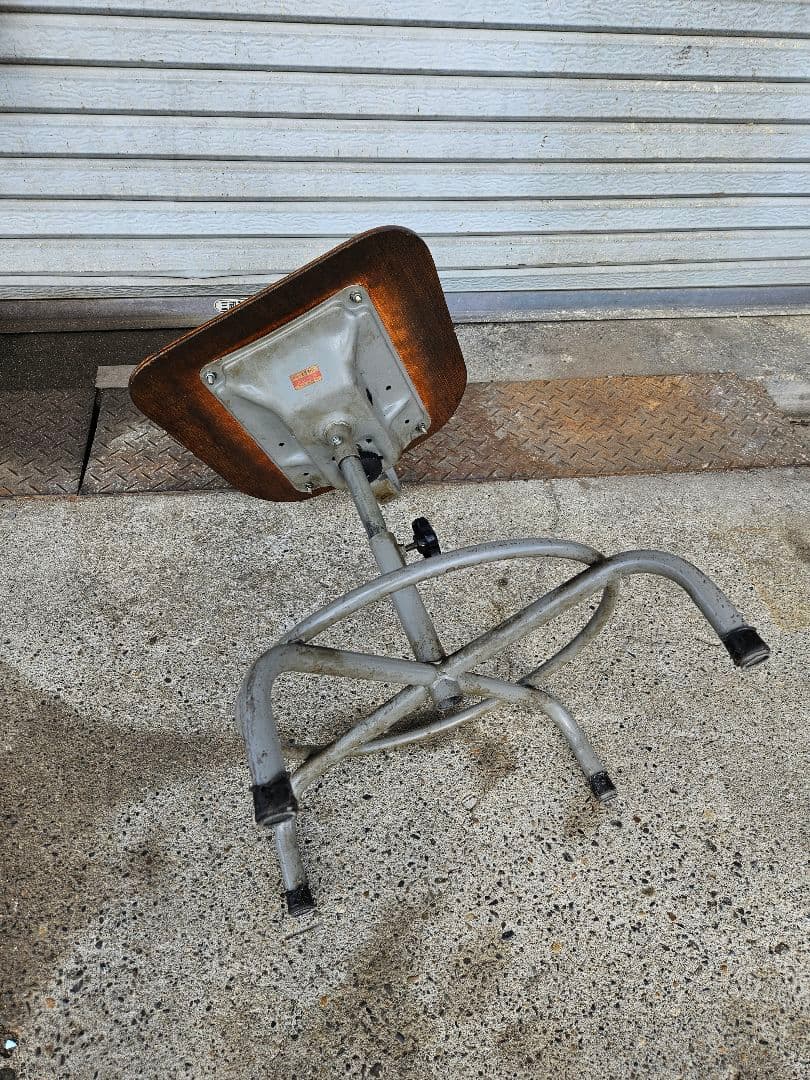 ジャパンヴィンテージ 製図用椅子 スツール 回転椅子 チェア インダストリアル