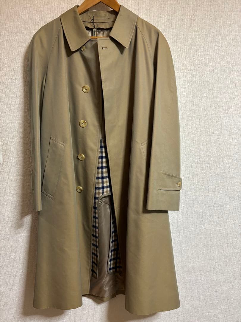 【新品未使用】アクアスキュータム　ステンカラーコート※一部訳あり