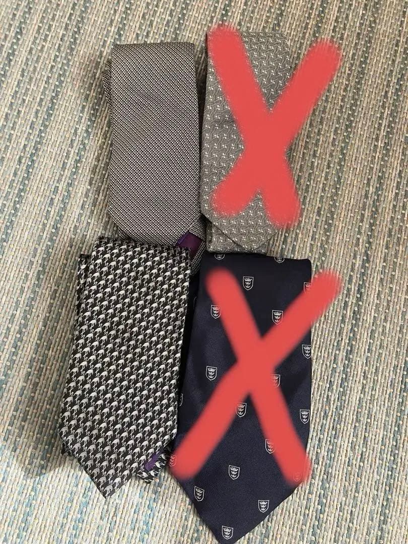 2本セット ラルフ　パープルレーベル ネクタイ　purple label