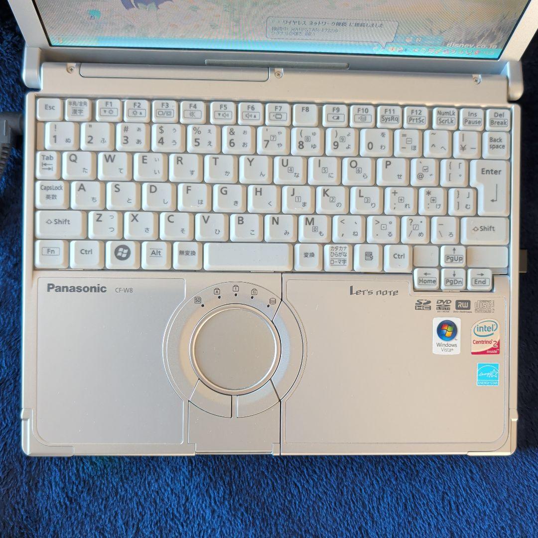再値下げ美品 レッツノートCF-W8 OfficeStandard2007入り