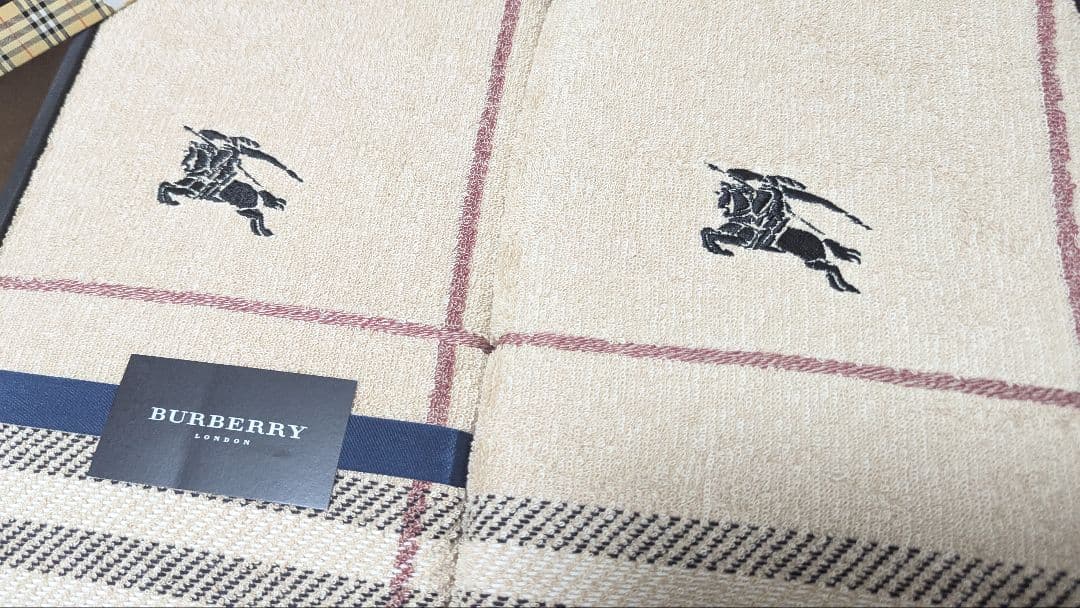 BURBERRY チェック柄 タオルケット 2枚セット