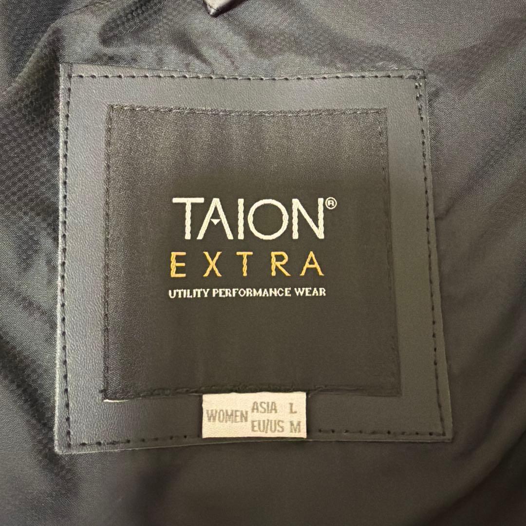 TAION EXTRA クルーネック　インナーダウンセット　黒