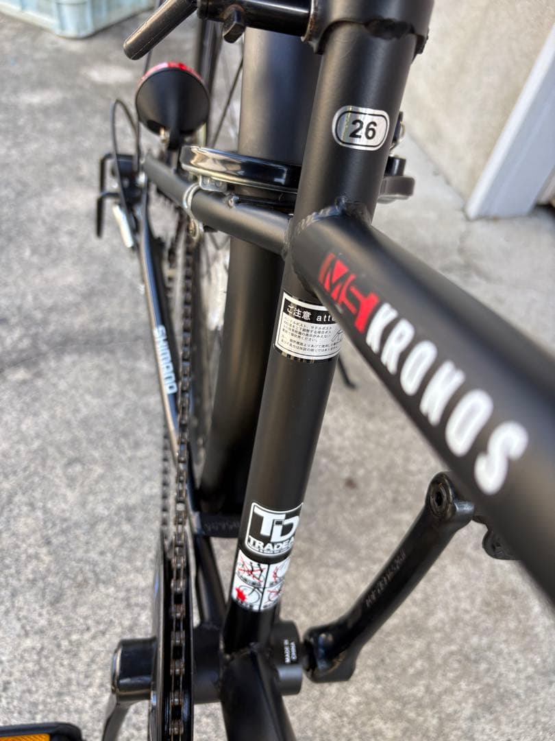 KRONOS クロスバイク ブラック