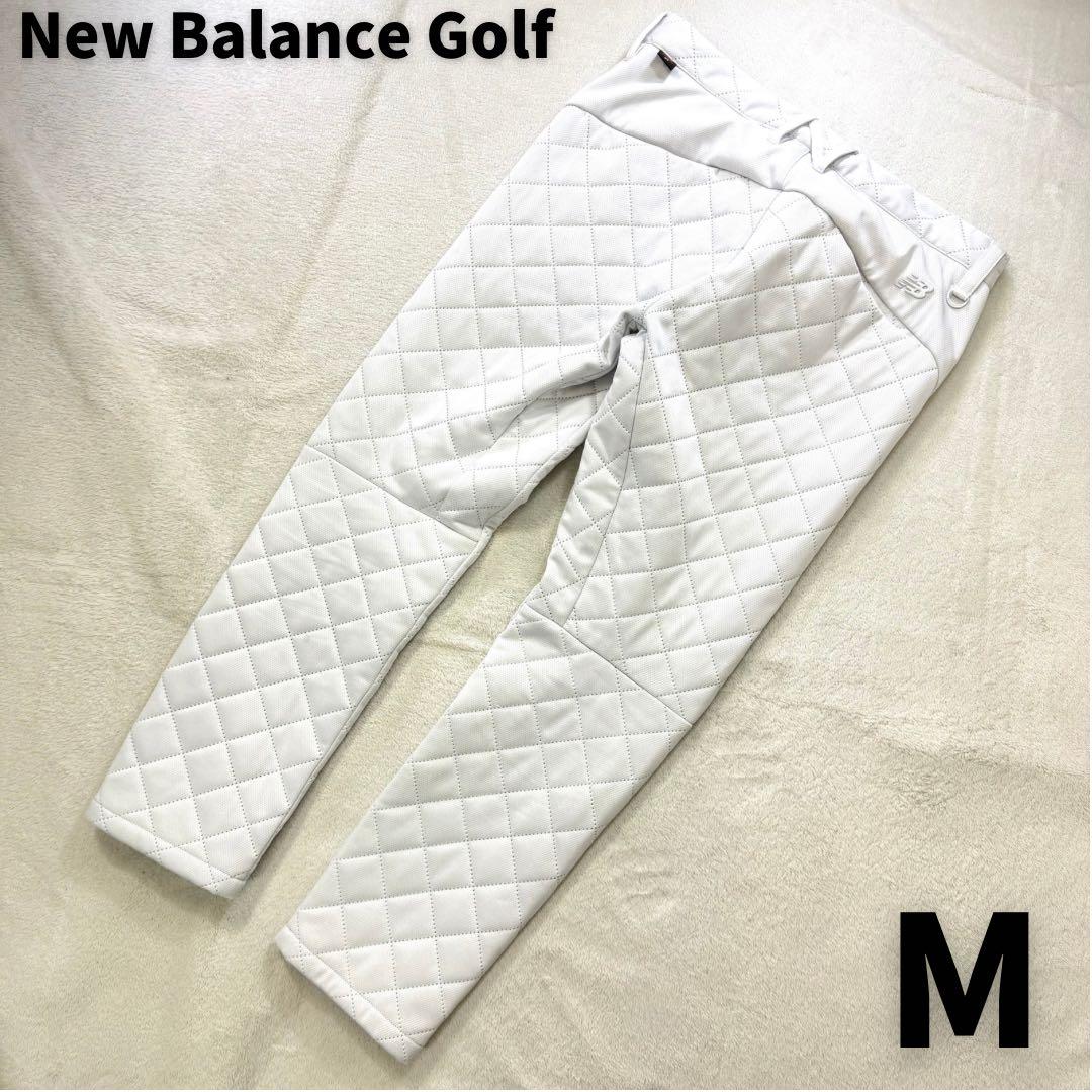 ニューバランスゴルフ 高機能 キルティング 中綿 ストレッチゴルフパンツ M