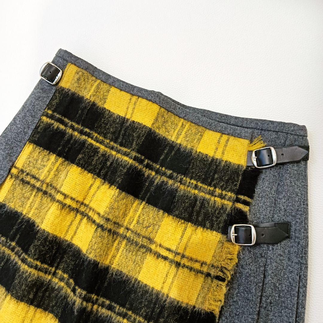 美品✨オニールオブダブリン マルチコンビネーションキルト ラップスカートc