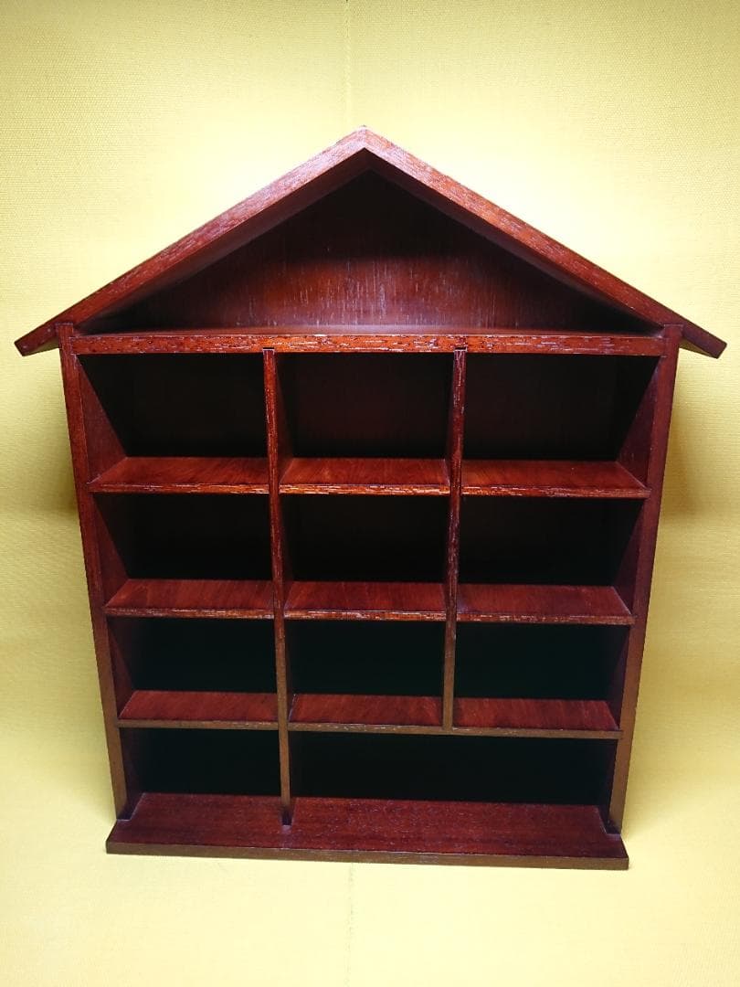 飾り棚　ミニチュア用　木製　ディスプレイラック　置物　インテリア　A2646