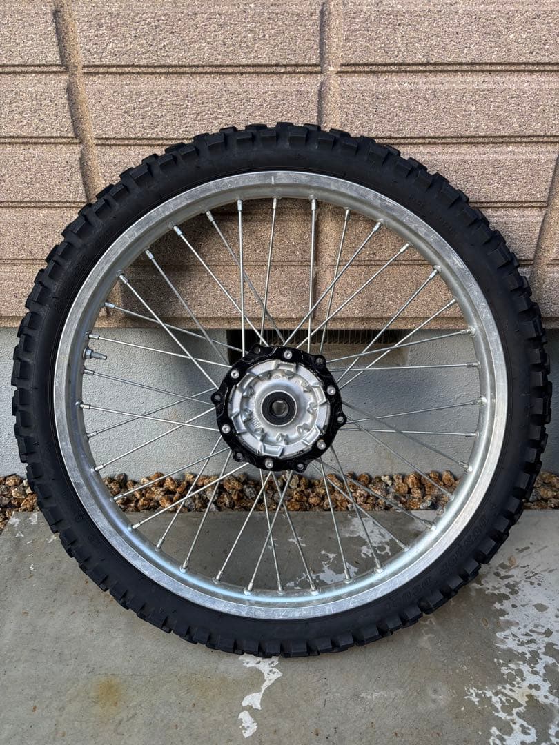 WR250X→R 変換用オフロードタイヤホイール前後セット 変換アダプター付き