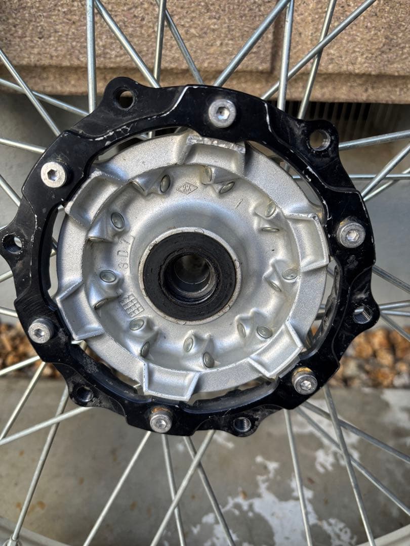 WR250X→R 変換用オフロードタイヤホイール前後セット 変換アダプター付き