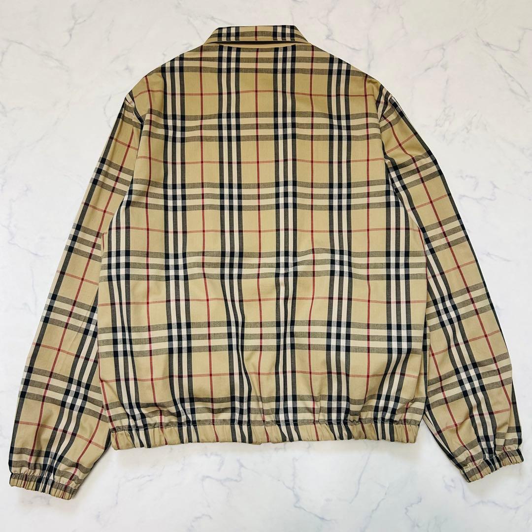 【美品】バーバリーロンドン リバーシブル スイングトップ ブルゾン ノバチェック