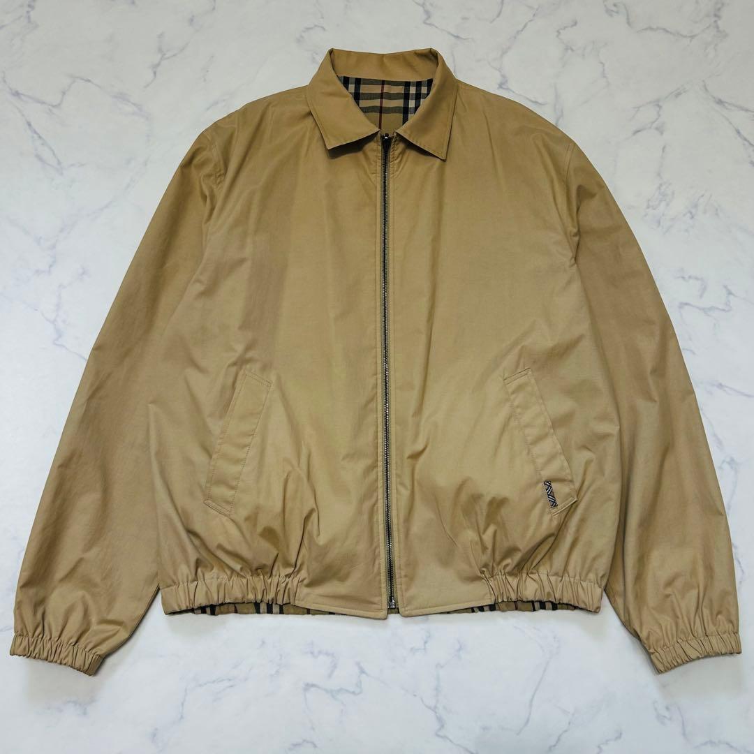 【美品】バーバリーロンドン リバーシブル スイングトップ ブルゾン ノバチェック