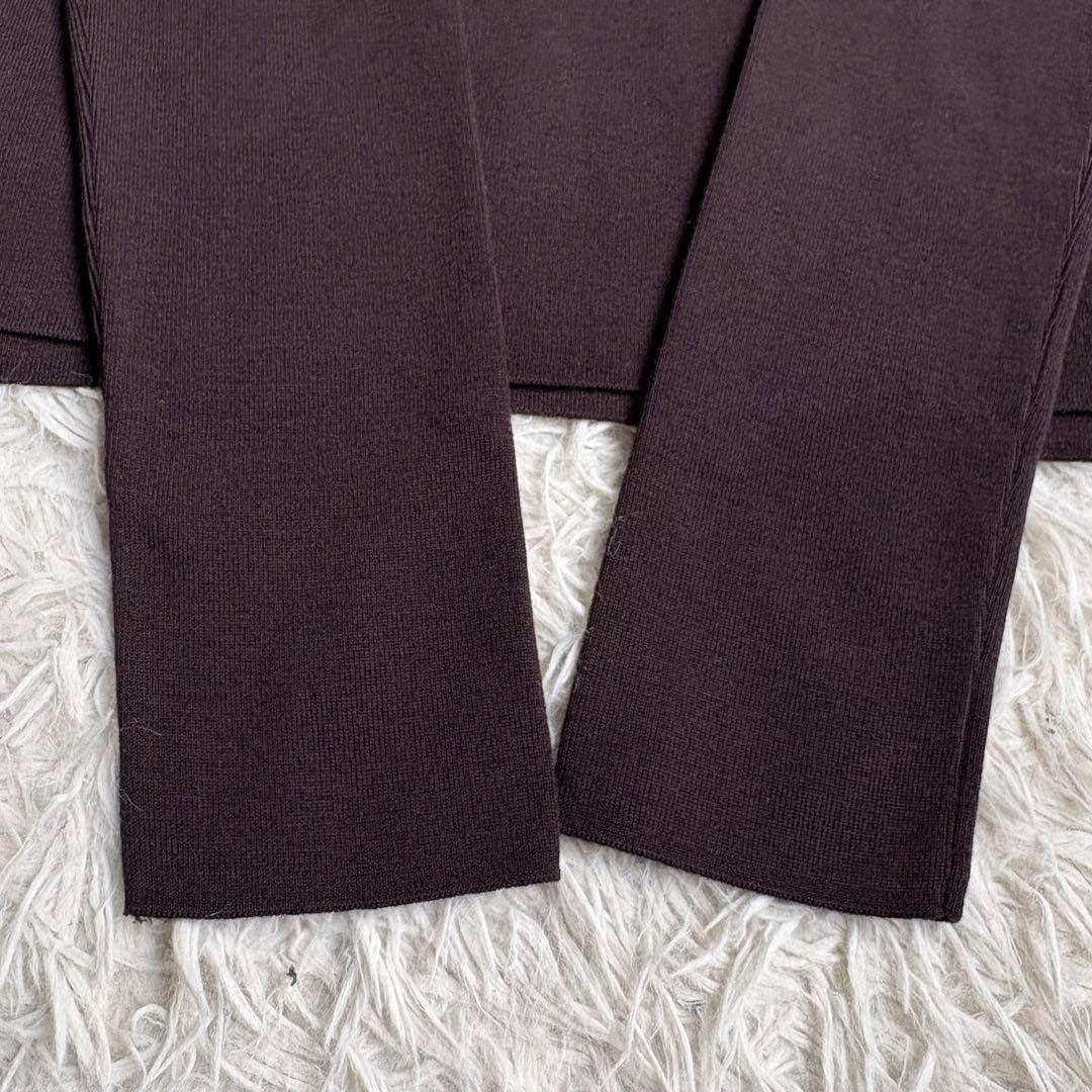 未使用級♡フォクシー ニット タートルネック グレースウール ダークブラウン
