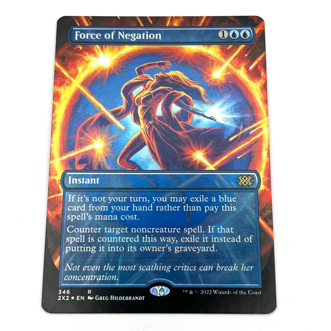 否定の力　FOIL ボーダーレス　英語　MTG