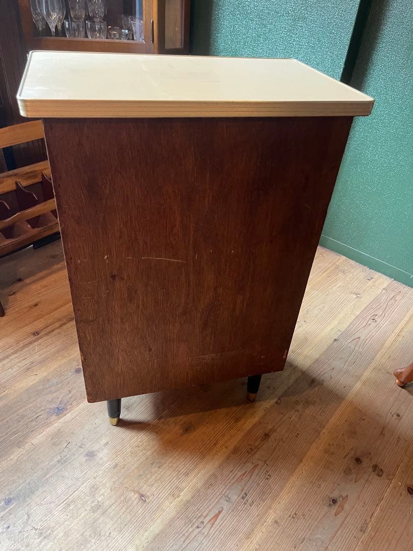 電話台 チェスト 昭和レトロ レトロポップ インテリア 当時物 収納棚