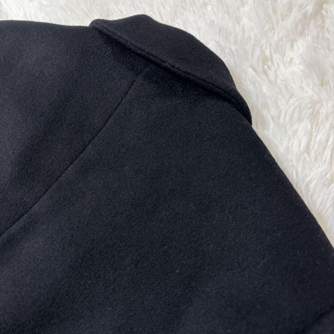 未使用 ROBERT CAVANI カシミヤ100 チェスターコート ブラック