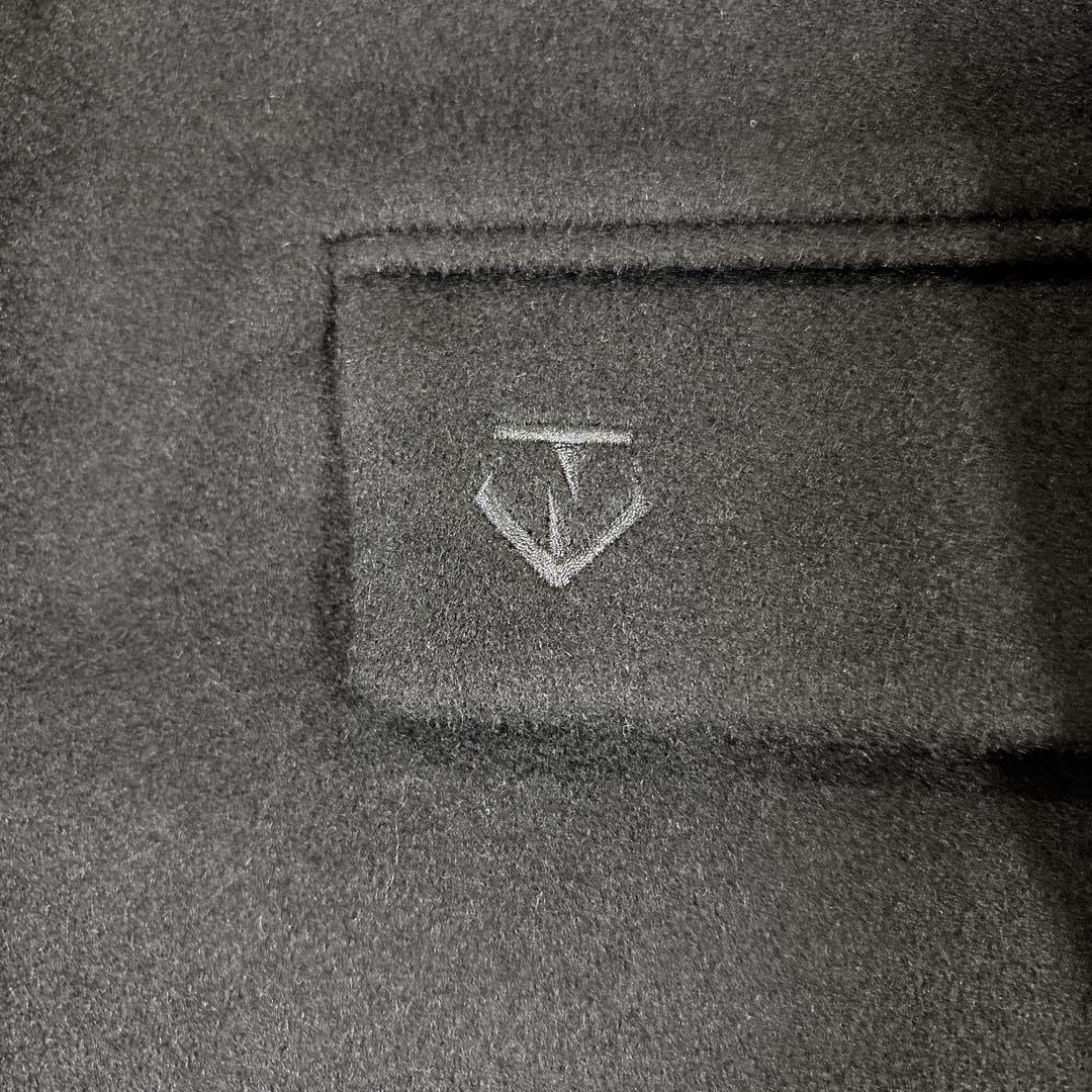 未使用 ROBERT CAVANI カシミヤ100 チェスターコート ブラック