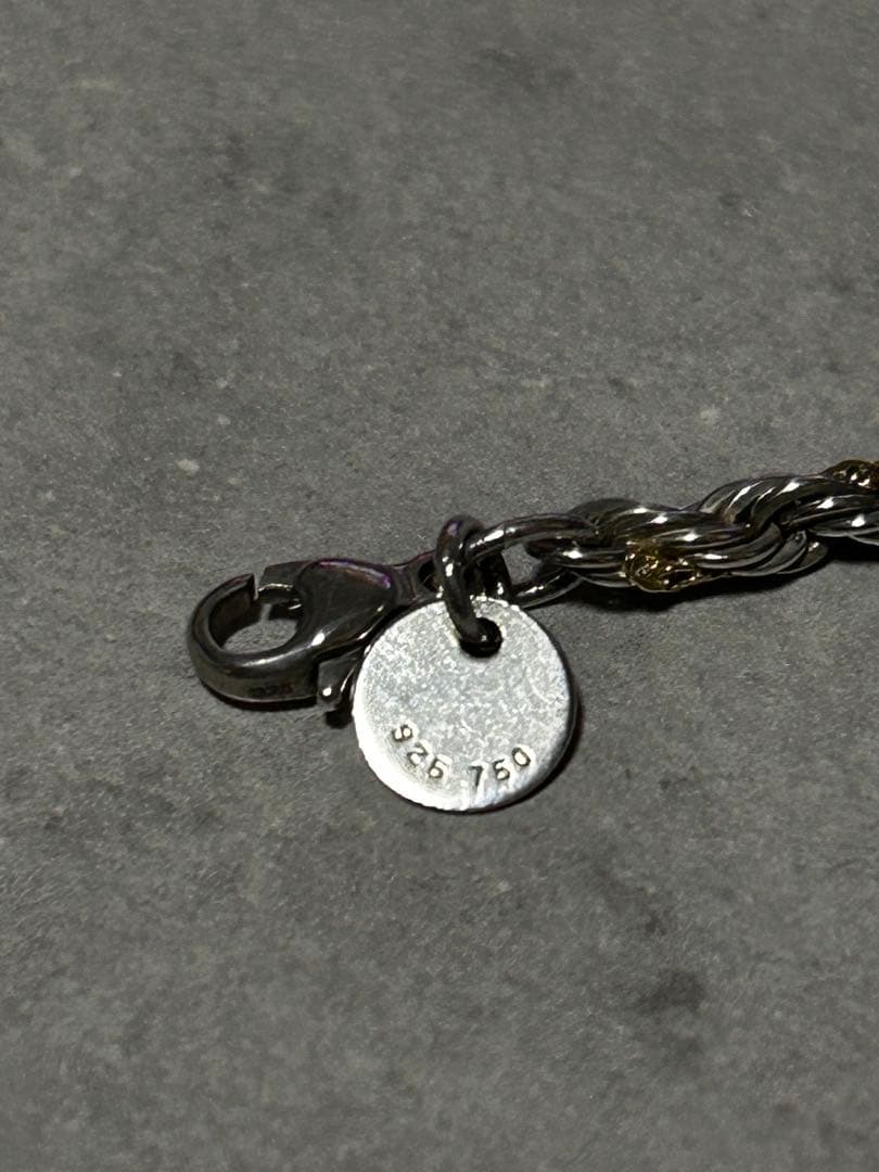 限定値下 Tiffany ツイストロープブレスレット 925/750 k18