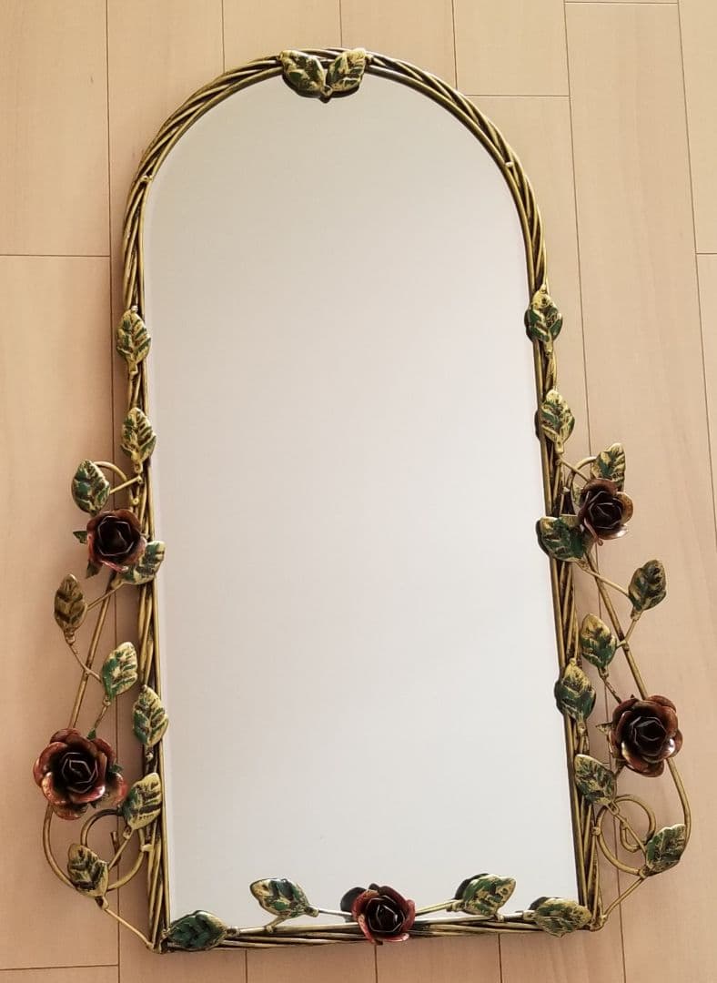 アンティーク　ミラー　ROSE