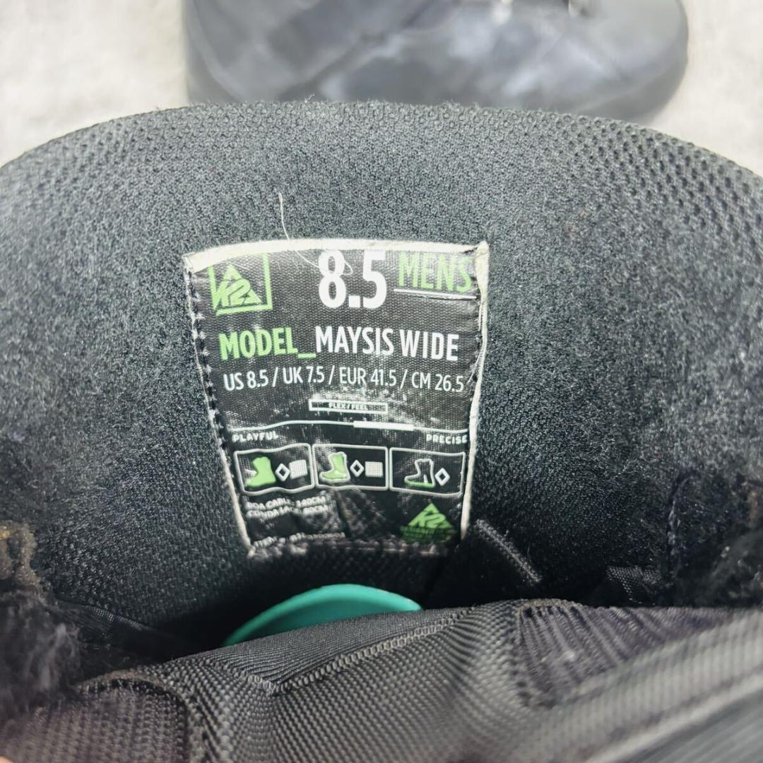 ケーツー メイシス ワイド スノーボードブーツ ダブルボア 26.5センチ