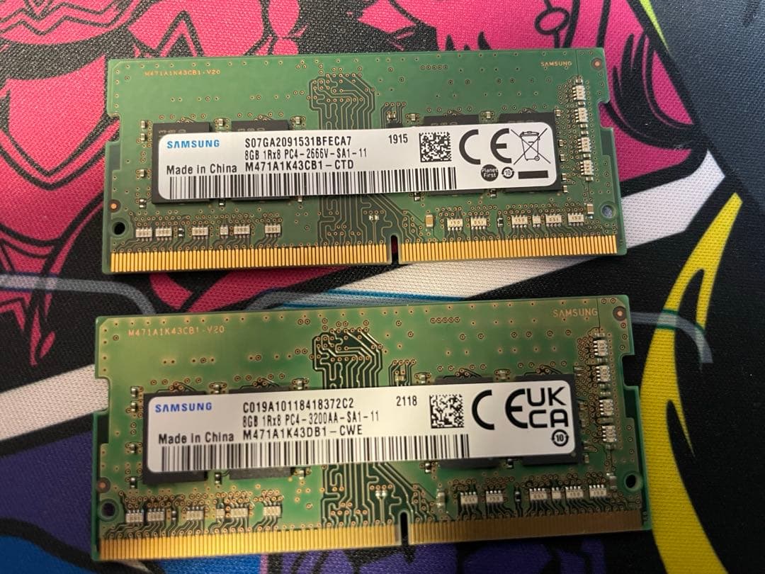 リ*ン様 メモリ　8GB 2セット