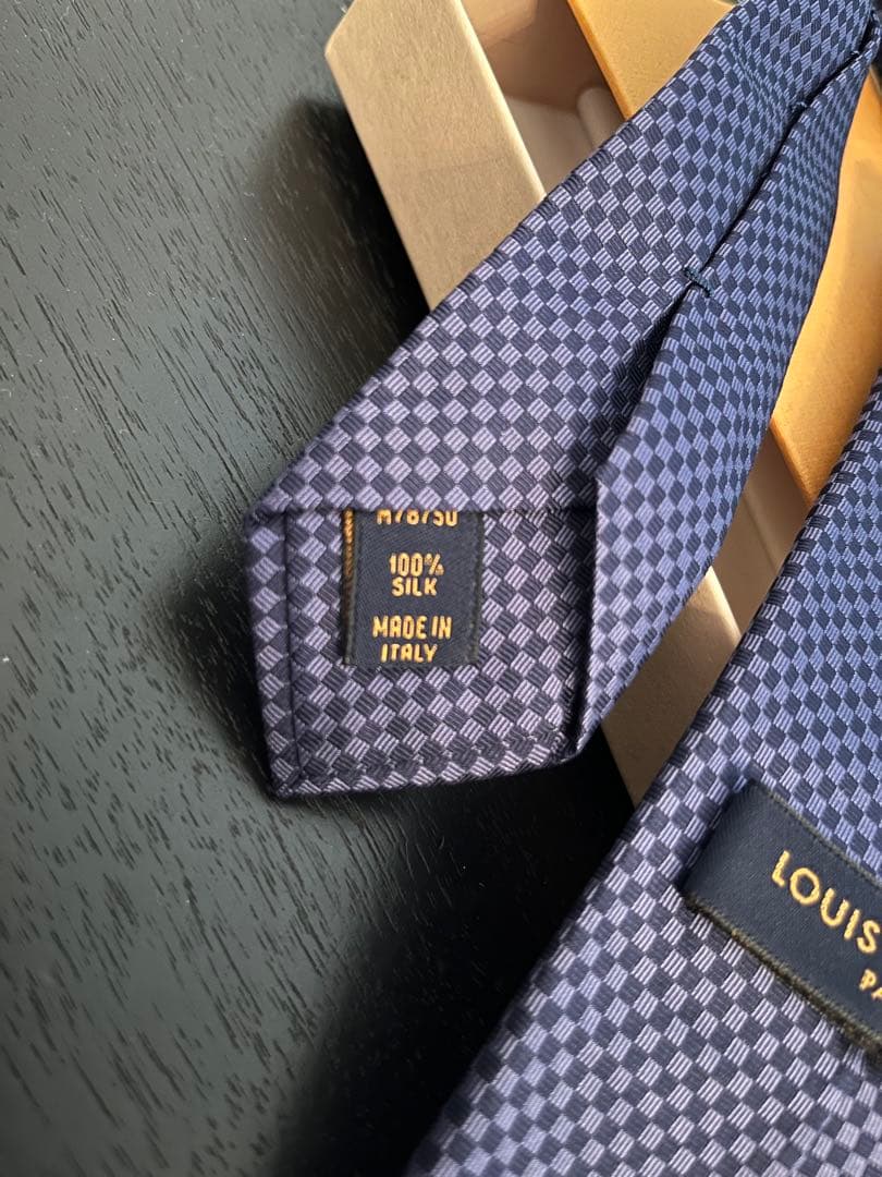 Louis Vuitton ダークネイビー ネクタイ