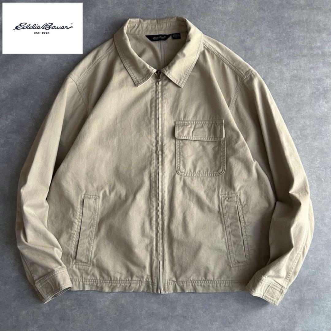 00s エディーバウアー スイングトップ ドリズラージャケット フラップポケット
