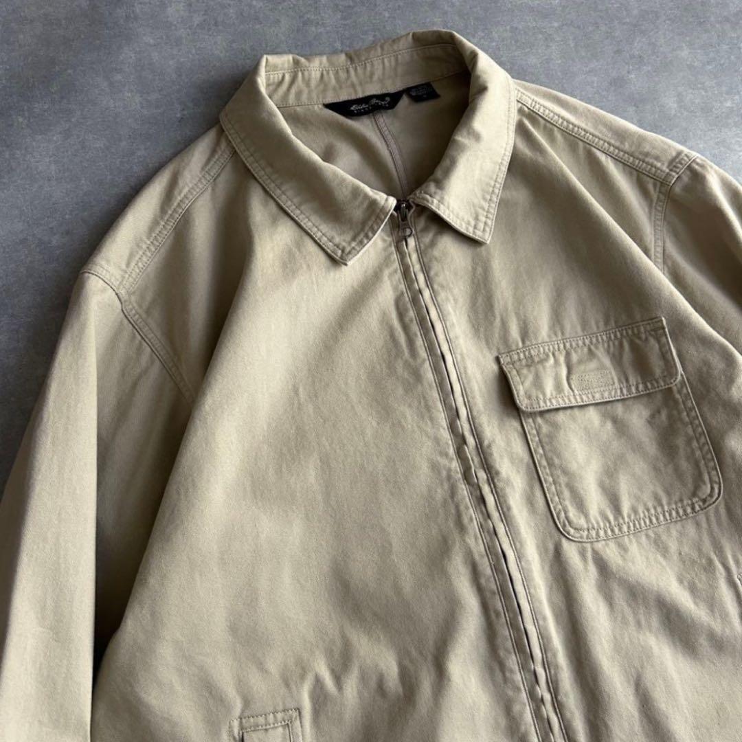 00s エディーバウアー スイングトップ ドリズラージャケット フラップポケット