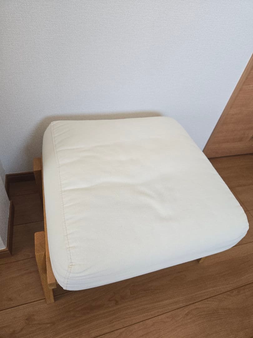 BOTHY Canvas Ottoman オーク無垢材