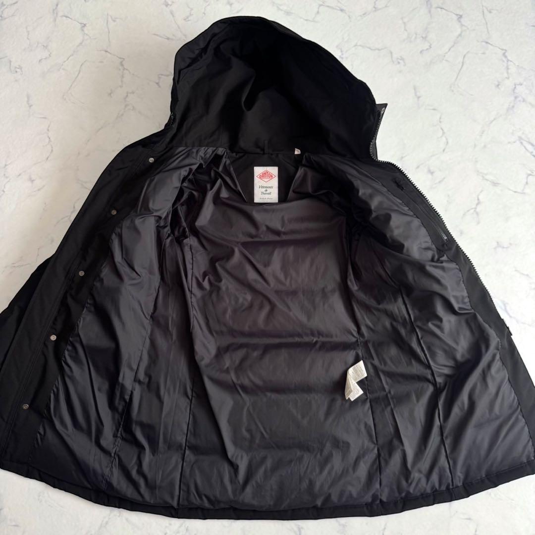 美品 DANTON ダントン タッサーダウンコート ブラック 近年モデル 36