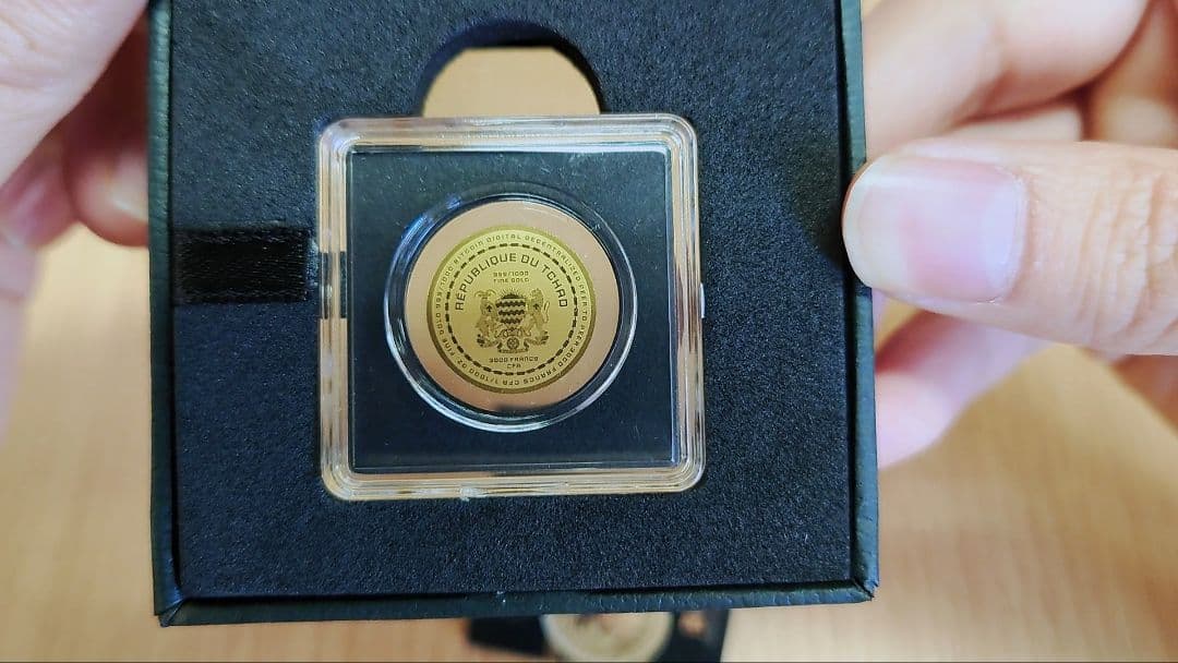 ビット 2023金貨　純金　3000フラン