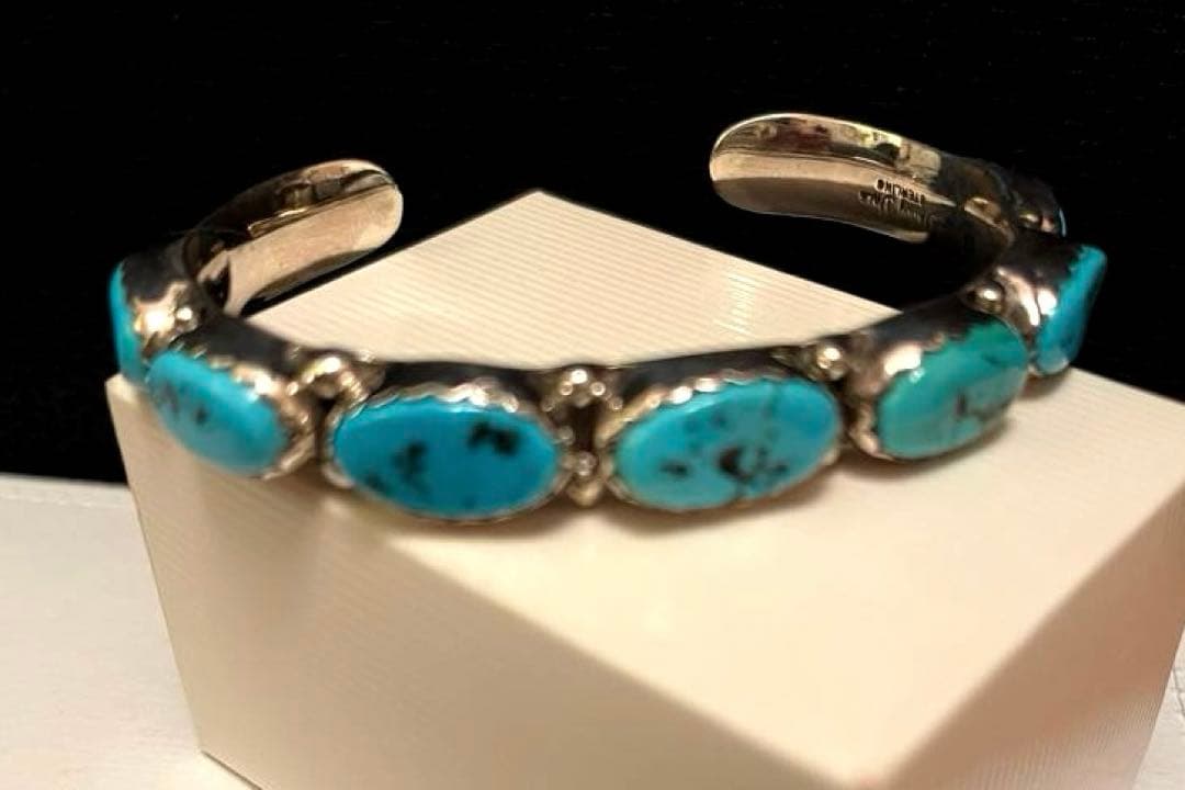 ターコイズ シルバー バングル ブレス