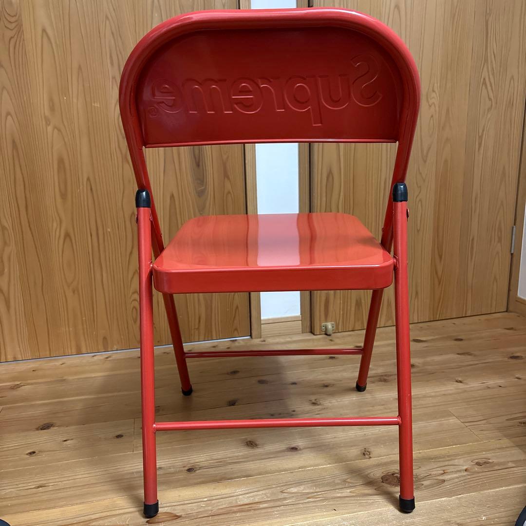 Supreme l Folding Chair パイプ椅子　赤