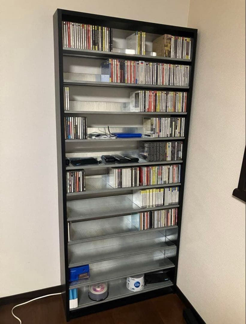 【処分予定】CD ラック、大容量　 CD 約800枚収納　東京 引き取り限定