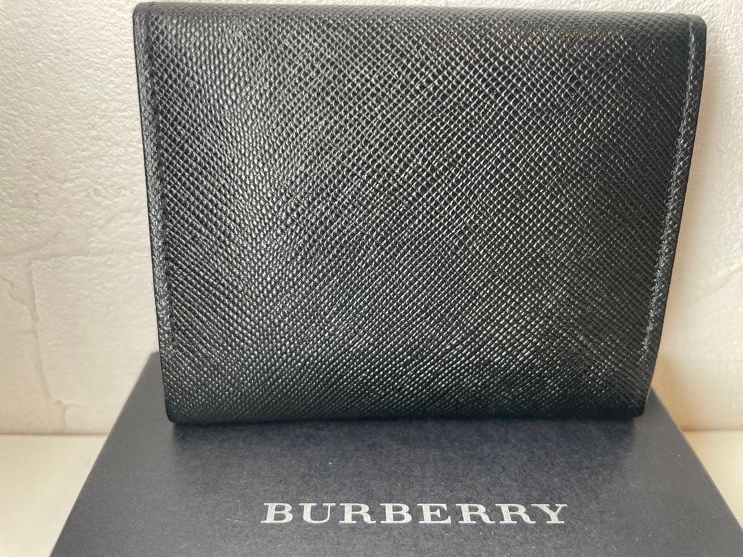【新品未使用】BURBERRY ノバチェック　名刺入れ　カードケース　ブラック