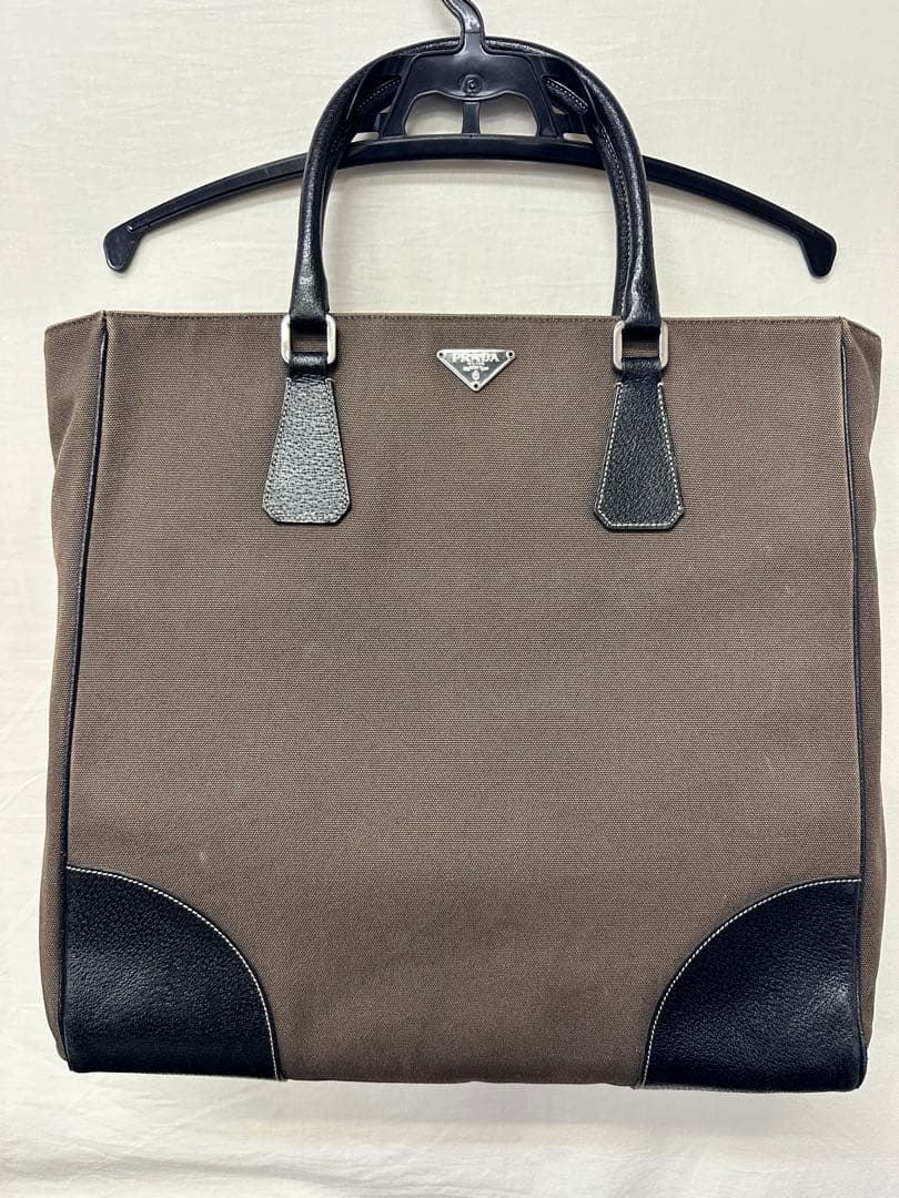 PRADA ブラウン トートバッグ