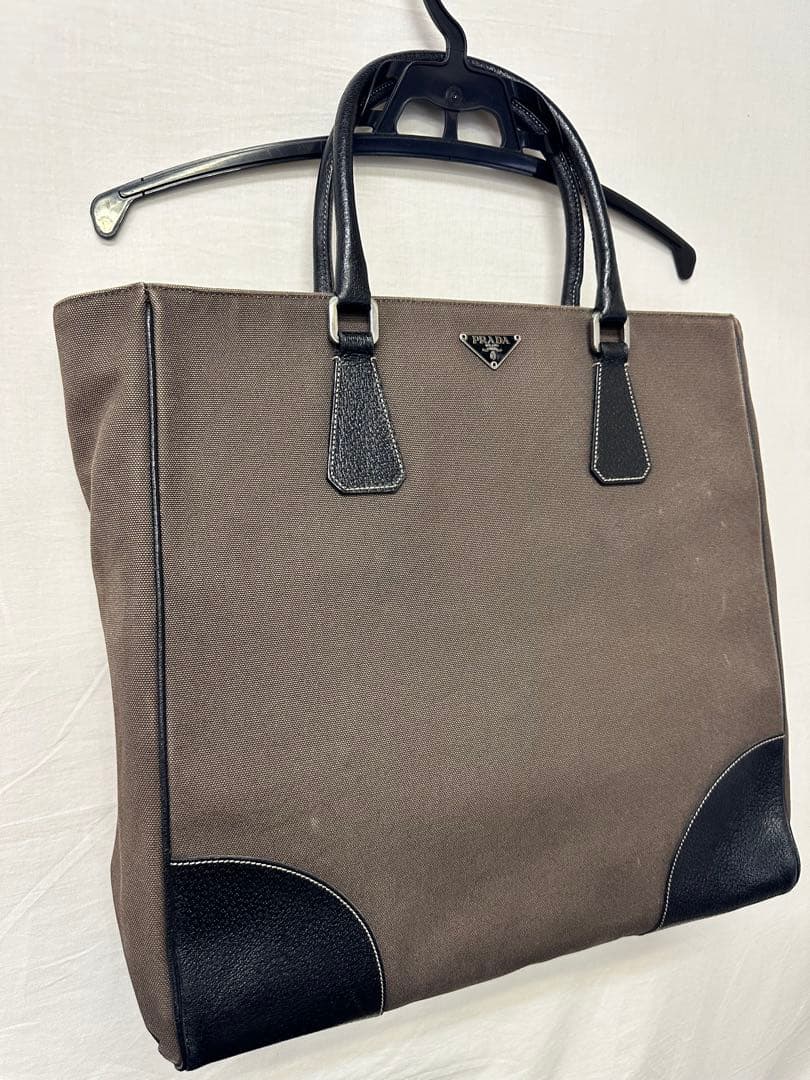 PRADA ブラウン トートバッグ
