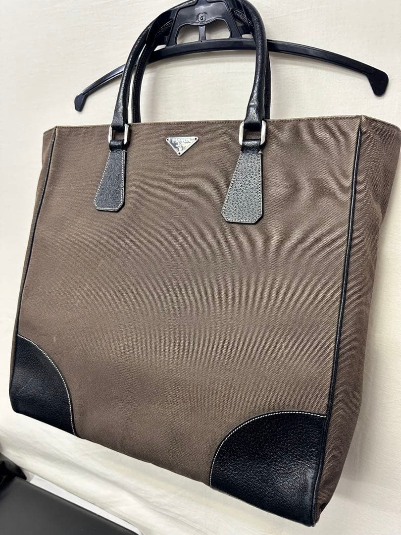 PRADA ブラウン トートバッグ